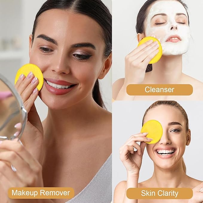Turmeric Remover Wipes, Exfoliating Face Cleansing Pads with Aloe vera & Centella Asiatica for Hydrating, Moisturizing & Calming for Sensitive Skin, 40ct