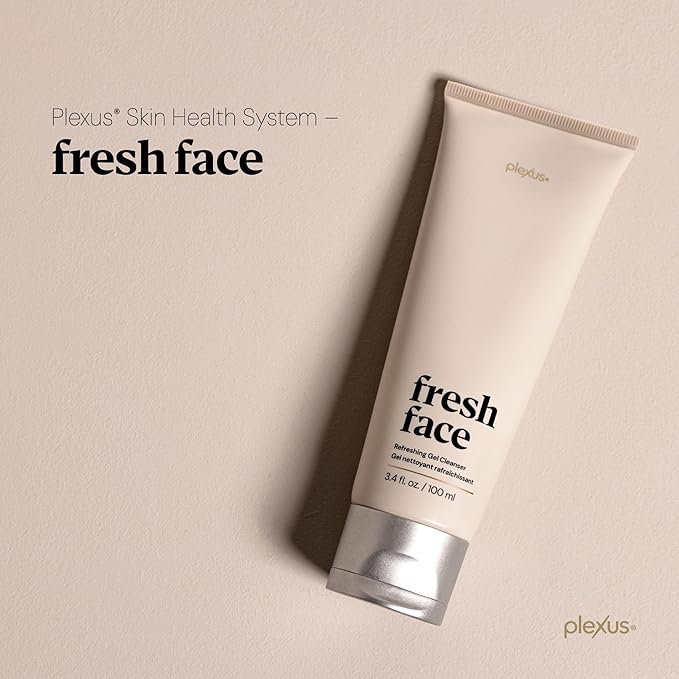 Plexus Fresh Face™ Refreshing Gel Cleanser | 3.4 Fl Oz / 100 ml | Gently Removes Makeup & Impurities | Hydrating, pH-Balanced, Microbiome-Supporting | Hibiscus, Dragon Fruit, Hyaluronic Acid