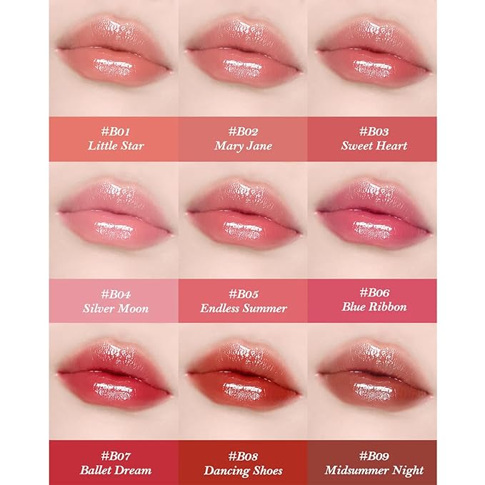 Flower Knows Swan Ballet Shine Lipstick,Hydrating Solid Lip Gloss,Moisturizing Nude peachy Tinted Lip Balm-Long Lasting Lip Gloss in Balm for Girls&Women,Vegan & Cruelty-Free(B02 Mary Jane)