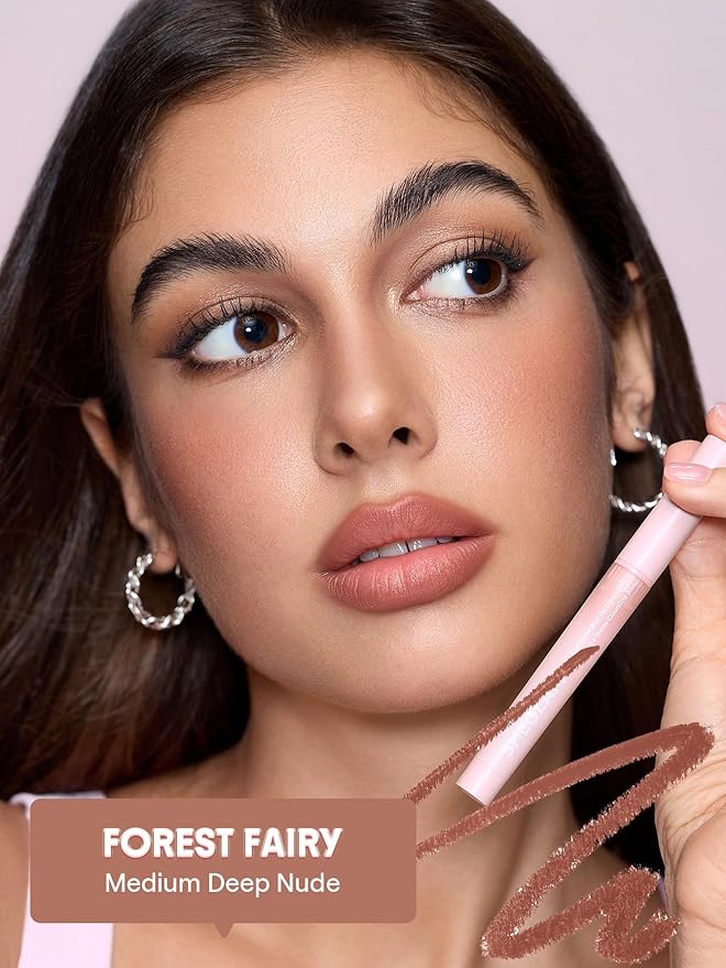 SHEGLAM Cloudline Blur Lip Liner Long Lasting,Vegan & Cruelty-Free Lip Stain-Forest Fairy