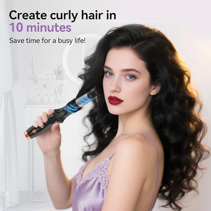 Cordless Curling Iron Hair Straightener: Travel Mini Flat Iron USB Rechargeable 4000 mAh 2 in 1 Small Cordless Portable Hair Curler