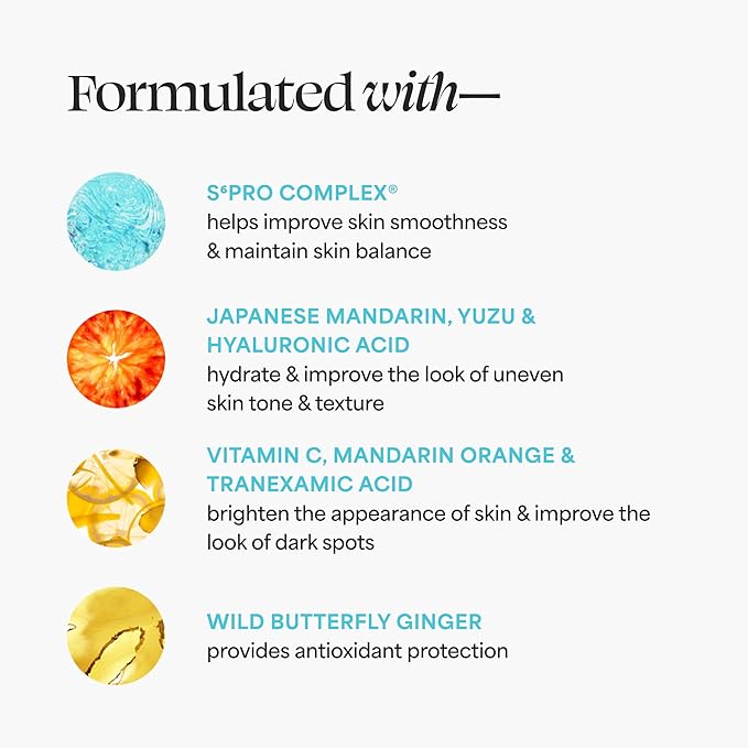 TULA Skin Care Bright Start Vitamin C Antioxidant Brightening Moisturizer - Lightweight Gel Cream, Brightens, Hydrates & provides Antioxidant Protection, 1.7 oz.
