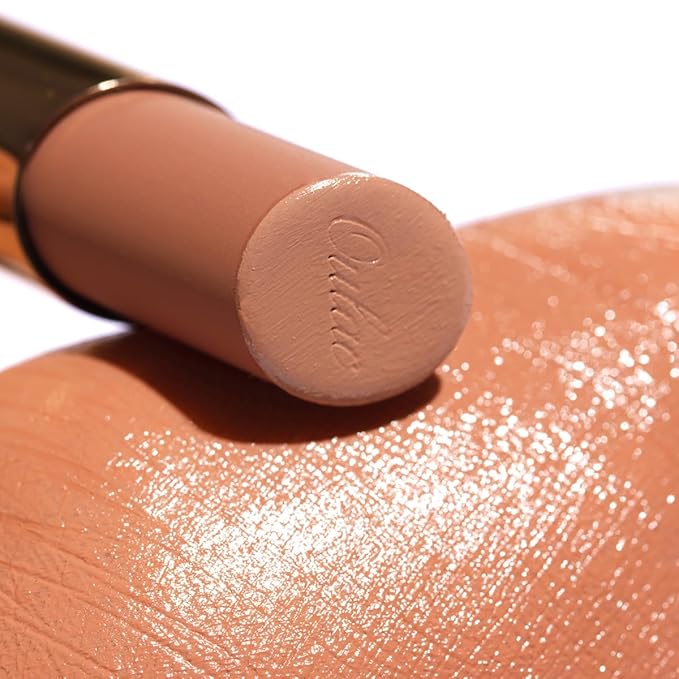 Oulac Color Rich Satin Lipstick - Light Brown Full Coverage Lip Color, Creamy Silky-Smooth, Moisturizing, Satin Matte Finish, Infused With Shea Butter, Vegan & Clean Beauty, 4g, SG10 Bailey