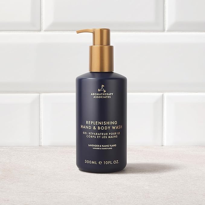 Aromatherapy Associates Balance Replenishing Hand and Body Wash – Fresh, Moisturizing Liquid Soap with Pump Dispenser, 10 fl oz