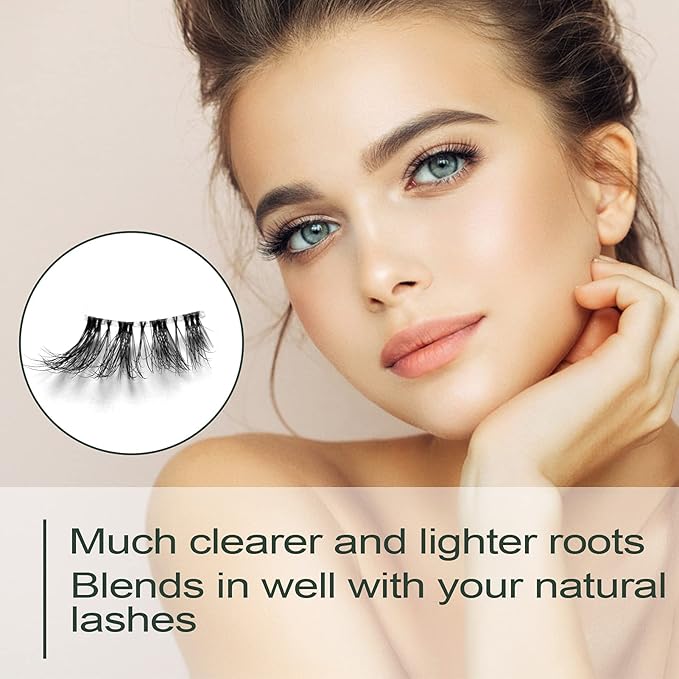 Frihappy Wispy Lashes - Natural Half Lashes 3 Pairs HF2