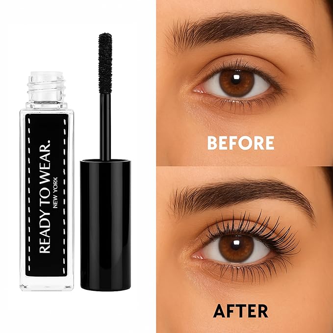 Ready To Wear Lash Extension - Fine DRY Fibers to Extend Lashes, Instantly Volumize & Elongate - No Glue Needed (Must use with Mascara)