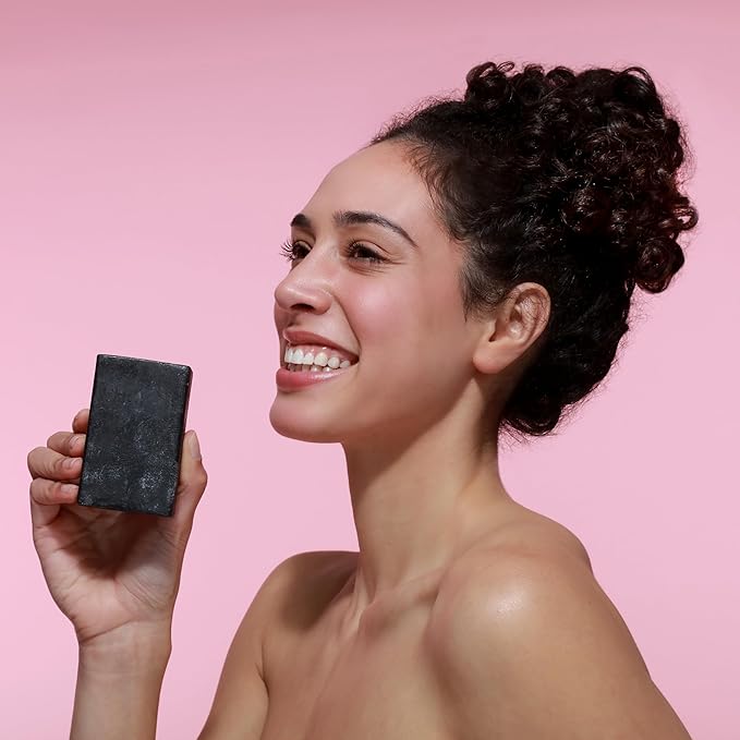 Dr. Natural Black Bar Soap - Gentle Moisturizing Soap Bar - Anti Acne and Blemishes - Moisturizing, Pore Cleanser - Natural African Body Wash - 5 oz..