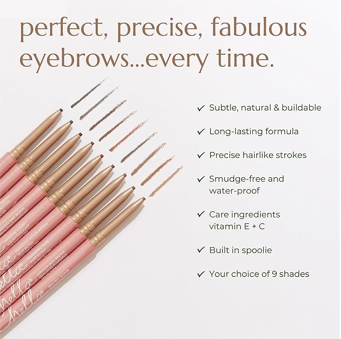 Chella Eye Brow Pencil – Easy-to-Use Brow Definer for Shaping, Filling & Blending – Long-Wear Blonde Eyebrow Pencils for Women with Precise Tip (Blonde)
