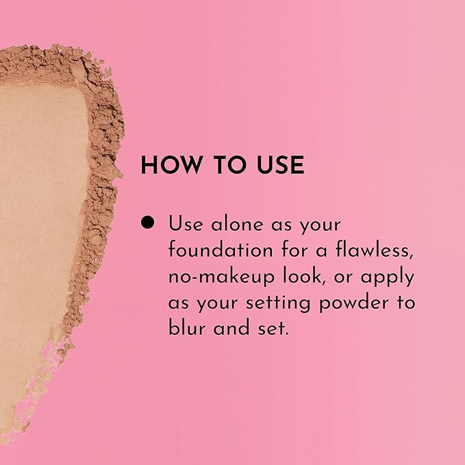 LAWLESS Talc Free Skin Smoothing Powder, Light Medium, Tan, 0.34 Ounce (Pack of 1)