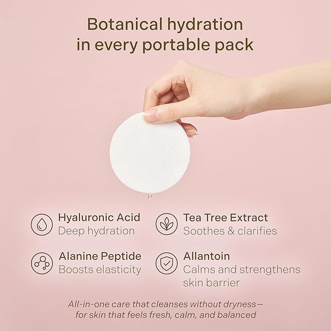 Soonsoojaa Portable One-Step Water Cleansing Pad 2pads(8ml) x 10ea (20pads)