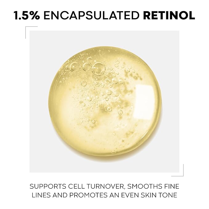 Retinol Face Cream – Anti-Aging Moisturizer w/ 1.5% Encapsulated Retinol, Natural Extracts, Premium Collagen & Hyaluronic, Panthenol – Firming & Hydrating Skincare for Dryness and Wrinkles 1.7fl oz