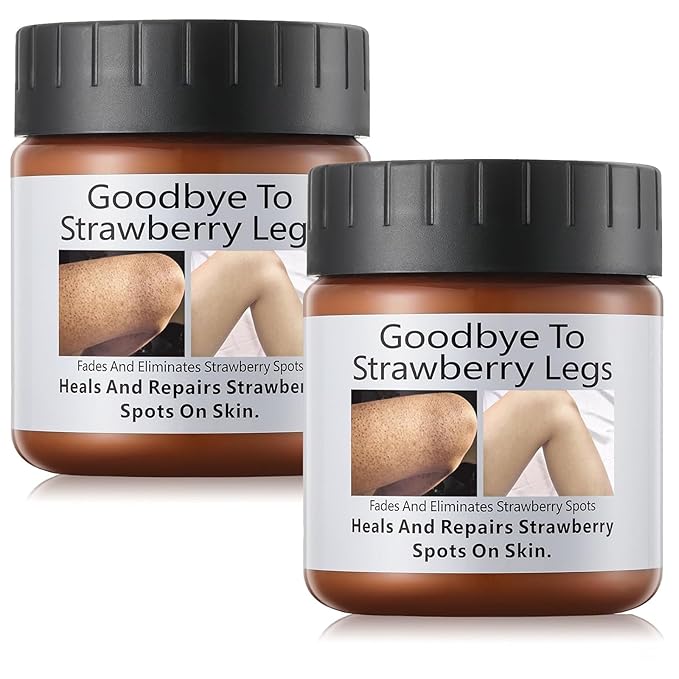 Strawberry Skin Treatment– Strawberry Legs Resurfacing Cream, Ultra Strength Exfoliating Body Lotion for Rough & Bumpy Skin, Body Care moisturizer for Women (2)
