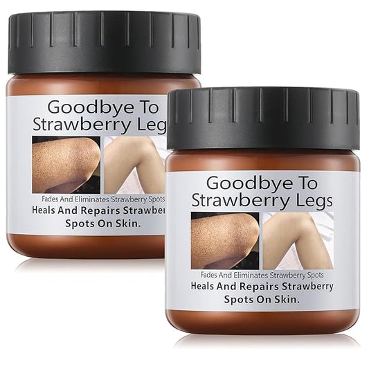 Strawberry Skin Treatment– Strawberry Legs Resurfacing Cream, Ultra Strength Exfoliating Body Lotion for Rough & Bumpy Skin, Body Care moisturizer for Women (2)