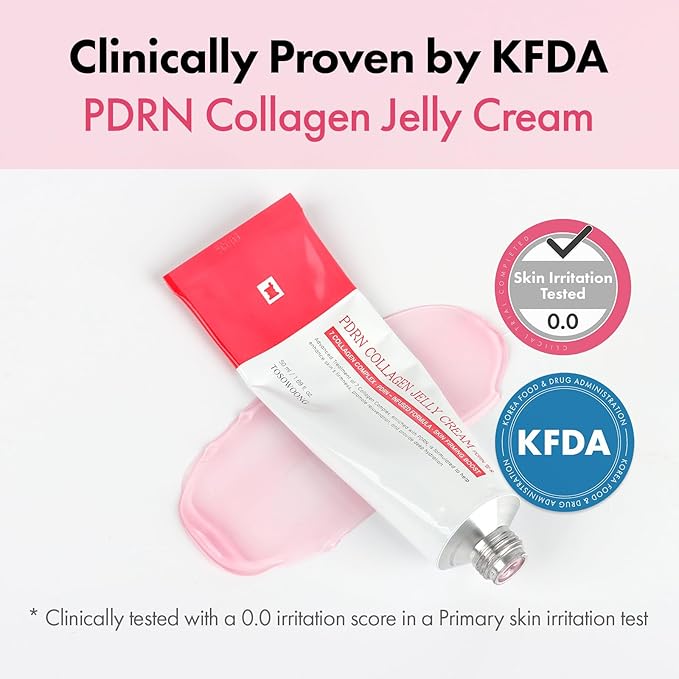 PDRN Hyaluron Face Cream, 5,000ppm Salmon DNA, Niacinamide, Hyaluronic Acid and Panthenol Moisturizer for Hydrating & Firming, Uneven Skin Tone Care, Korean Skincare, 50ml / 1.69 fl. oz.