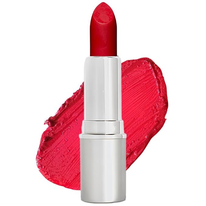 Honeybee Gardens Truly Natural Long Lasting Lipstick, Queen Bee Lipstick, Signature Red, Naturally Hydrating & Nourishing, Vegan, Gluten-Free & Cruelty-Free, 0.11 oz / 3 g