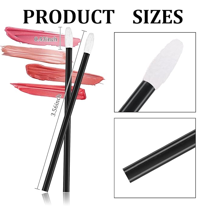 COCIDE 700Pcs Disposable Lip Brush– Lip Applicators Makeup Applicators Lipstick Brush Makeup Brushes & Tools Lip Wands Makeup Artist Kit Essentials Beauty Tools