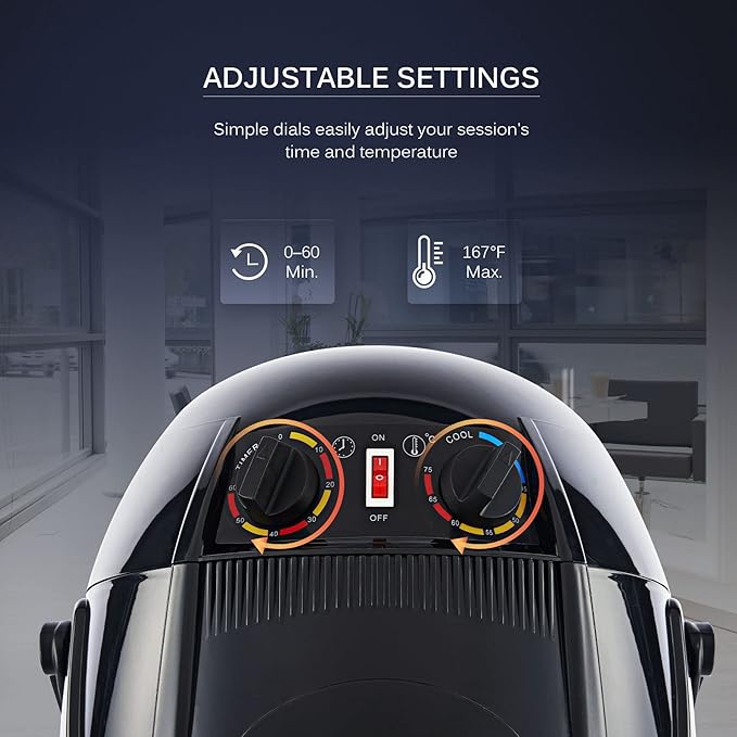 Y-NOT Professional Hairdryer Height Adjustable Hooded Stand Up Bonnet Hair Dryer, Floor Standing Rolling Base with Wheels for Beauty Salon Equipment Home Spa