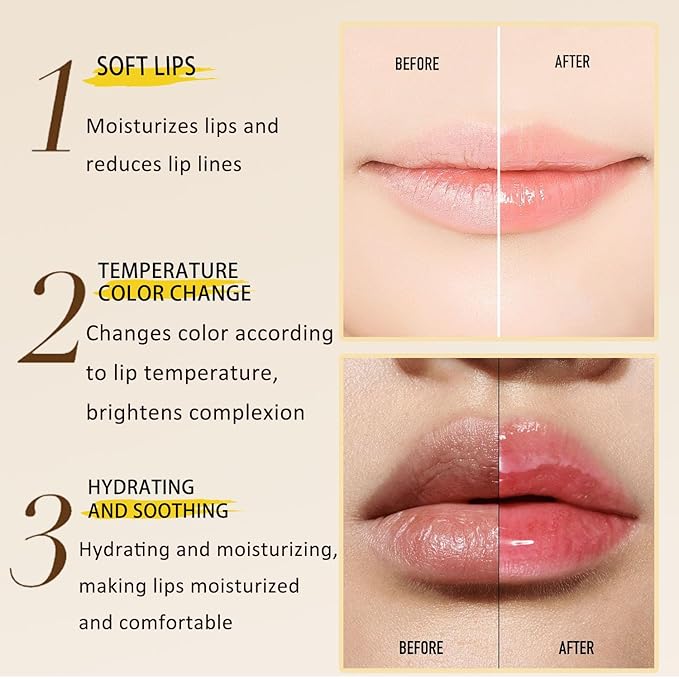Color Changing Lipstick - 24 Hour Moisturizing Lip Gloss