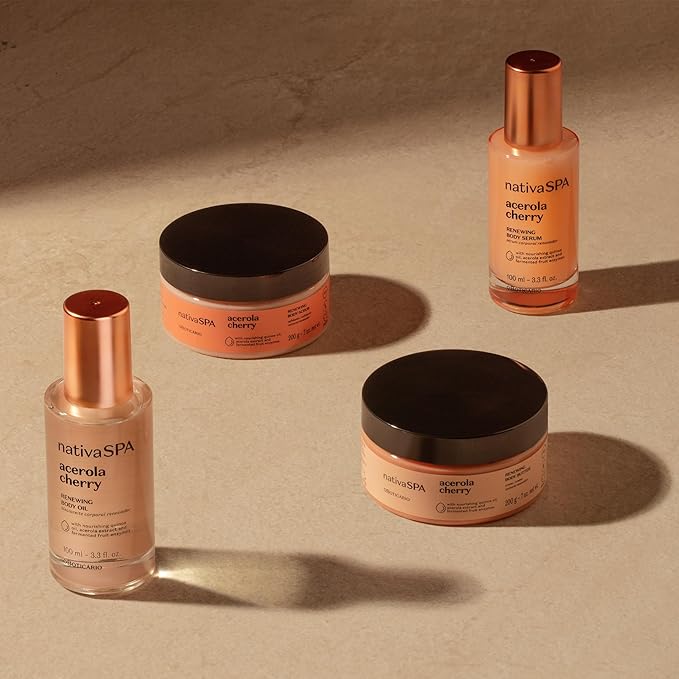 Nativa SPA Acerola Cherry Radiant Ritual Set, The Ultimate Skin-Caring Gift of Radiance
