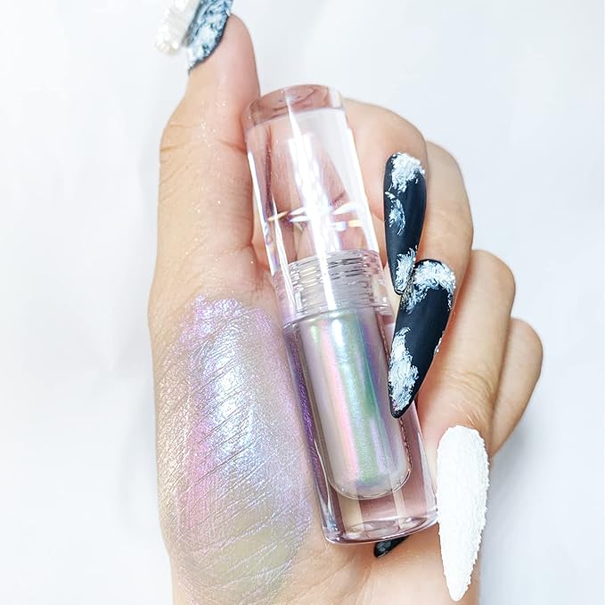 CHARMACY Liquid Duochrome Eyeshadow, Multi-Dimensional Eye Looks, Long Lasting Glitter Eye Shadow Sets Metallic Pigments, Quick Drying, Sparkling Shiny Eye Makeup for Beginners, 1.6g (#11)