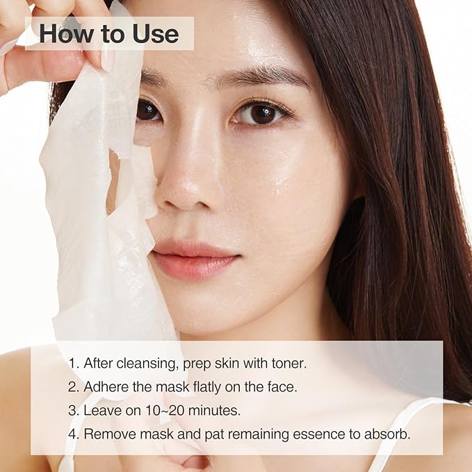 Ceutisome CC Mask – Cooling & Hydrating Sheet Mask with Xylitol, Witch Hazel & Fermented Botanical Extracts, Soothes Heated Skin, Controls Sebum, Non-Irritating Formula(6 Sheets/1 Box)
