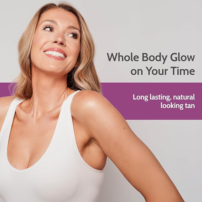 Fake Bake Original Self-Tanning Lotion – Lasting, Natural-Looking Sunless Tanner for All Skin Tones – Streak-Free, Buildable Color for Women & Men – 6 oz