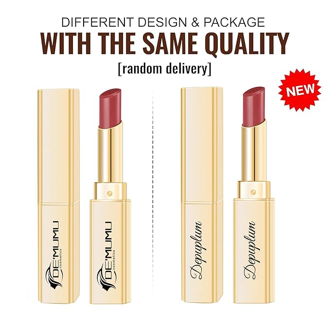 Nude Pink Lipstick for Women Hydrate Glossy Lipstick Moisture Lip Gloss Sheer-Medium Coverage Long Lasting Lipsticks for Dry Lips,DM70 Peach Nude