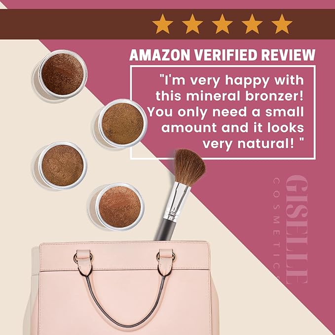Gold Digger Loose Mineral Bronzer - Natural Face Powder, Highlighter Makeup, Contour Powder, Blush Palette, Matte Bronzer, Eyeshadow Palette