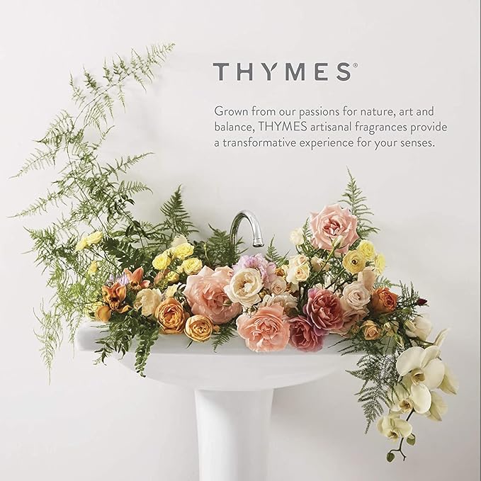 Thymes Moisturizing Body Wash with Pump - Body Soap - Bath Products - Skin Care - Liquid Soap with Notes of Warm Palo Santo Wood, Soft Amber, & Clary Sage (Sienna Sage, 9.25 fl oz)