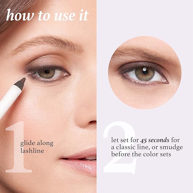 Julep When Pencil Met Gel Sharpenable Multi-Use Longwear Eyeliner Pencil - Ocean Blue & Blackest Black - Transfer-Proof - High Performance Liner Duo.