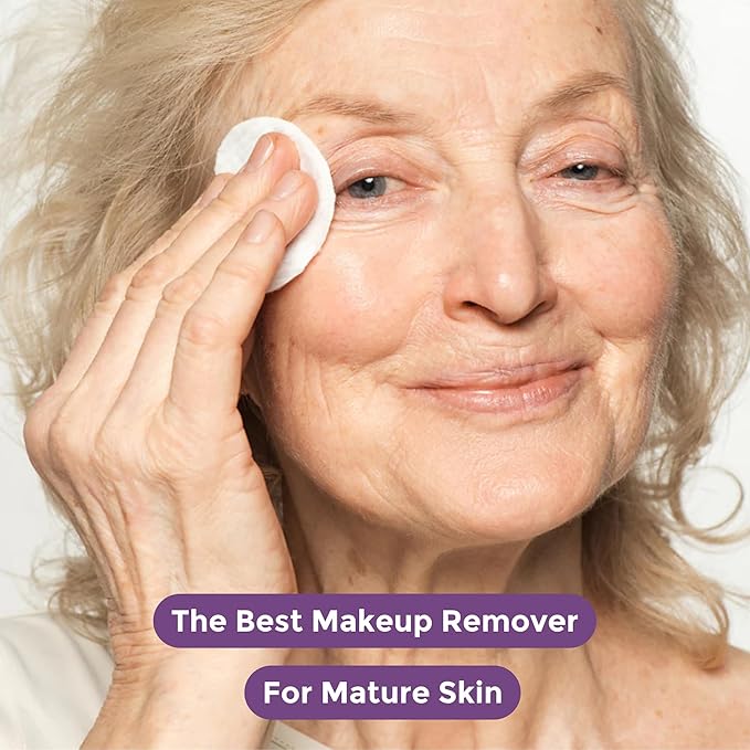 Rumi Cosmetiques AminoBlend+ Micellar Makeup Remover for Mature Women with Sensitive Skin - Face Cleanser, Makeup, Mascara Removal, Gentle Cleanse & Nourish Your Skin - Cruelty-Free & Vegan