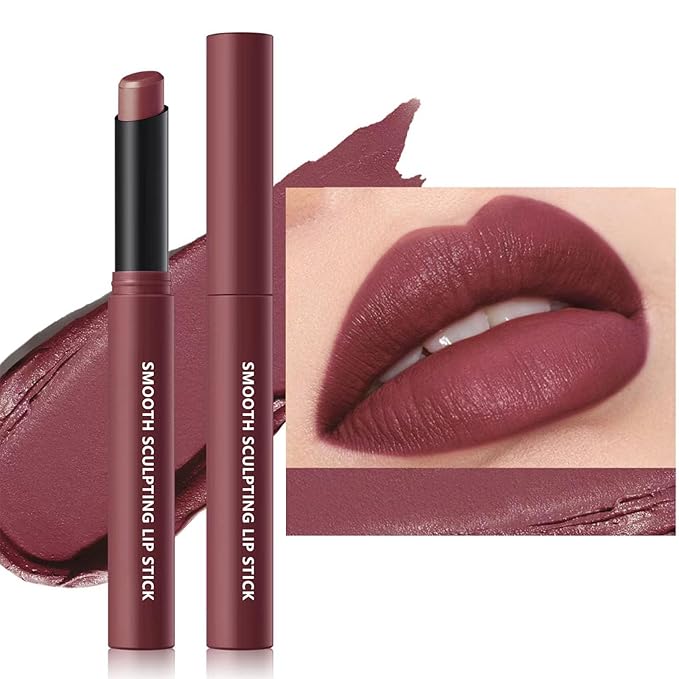 Long Lasting Waterproof Matte Nude Lipstick - Perfect for Daily Commute # 12