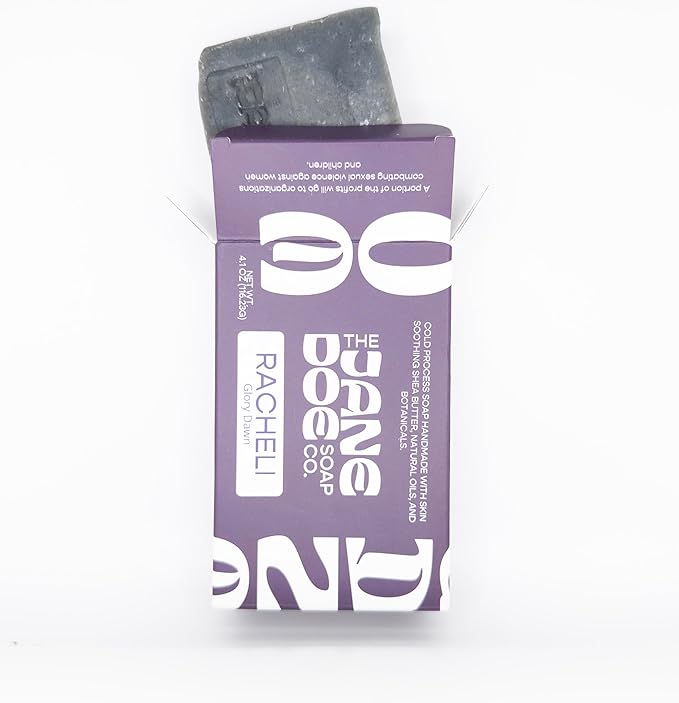 Natural Handmade Cold Process Bar Soap - Made with Olive oil, Coconut oil, Castor, Shea Butter, and Kaolin Clay-Plant Based, Vegan, Non-drying, Moisturizing, Hand/Body Soap!1 Bar (Racheli Glory Dawn)