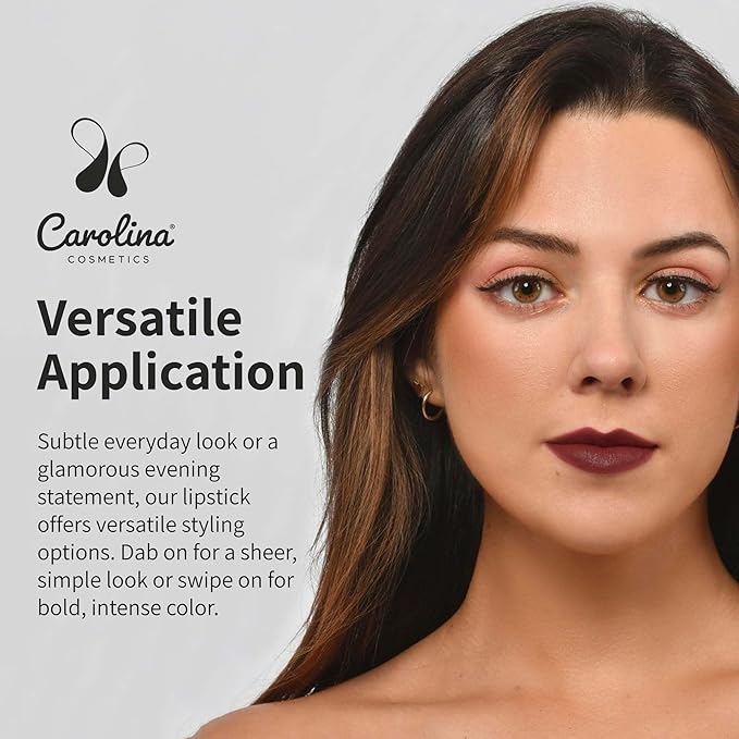 Plant-Based Moisturizing Lipstick - Destiny Shade 0.15oz- Hydrating with Cocoa Oil, Gluten-Free, Vegan, Non-GMO, Paraben-Free - Lightweight Cream Texture