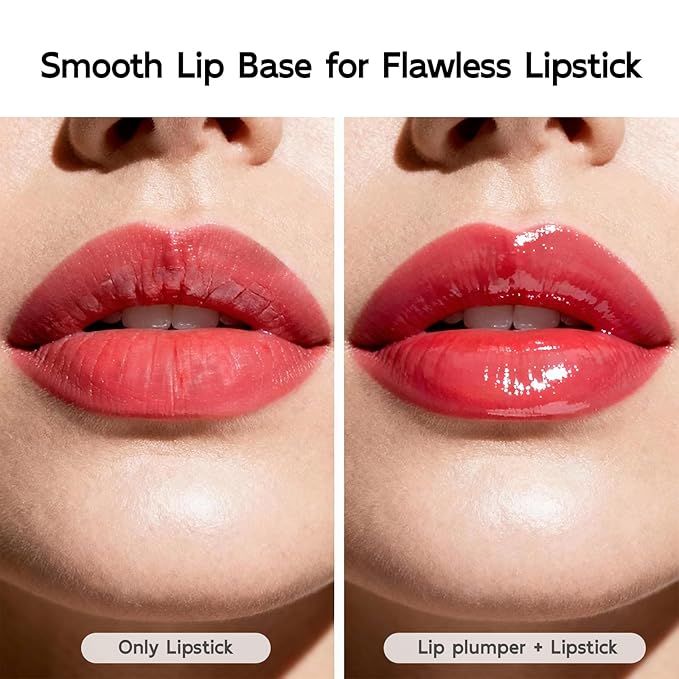 YouthVibe Hydrating Lip Primer & Plumper Gloss - 5% Volufiline™, Squalane, Shea Butter, Collagen, Peptide & PDRN - Plumping, Anti-Aging, Nourishing Lip Care for Smoother, Softer Lips
