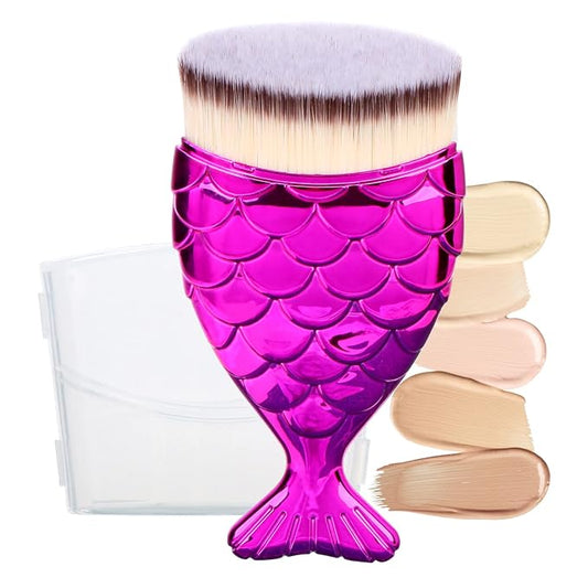 UNIMEIX Sunscreen Brush for Face Kabuki Brush Sunscreen Applicator for Kids Foundation Makeup Brushes for Liquid Foundation Powder Cream Contour Buffing Stippling Blending