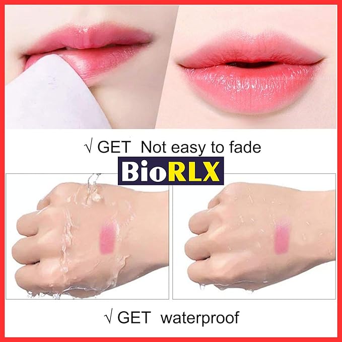 BioRLX 99% Purity Aloe Vera Lip Balm - Natural Moisturizing Unisex Lip Care for Hydrated and Radiant Lips (Aloe Vera - Color Tinted, 0.12 Ounce (Pack of 1))