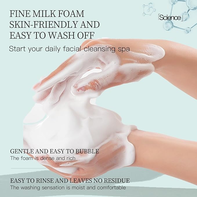 PORCOPE Oil Control Cleanser, Gentle Sea Salt Cleanser Foroily Skin Sensitive Skin, Daily Face Wash 200ml