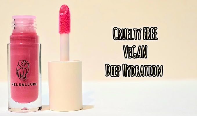 Moisture Vegan Lip Gloss, Rich Earthy Tone (Pink, Small)
