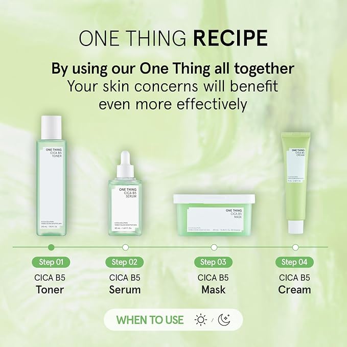 ONE THING CICA B5 Toner 7.10 Fl Oz