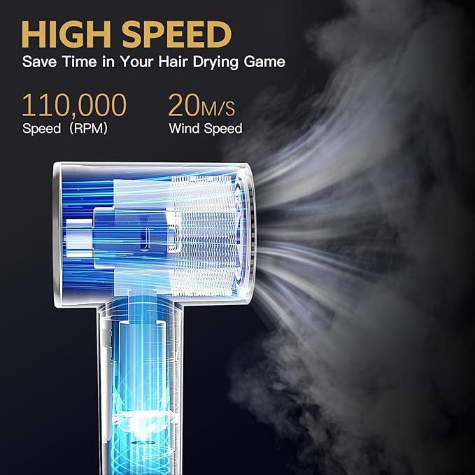 Hot Air Brush Hair Styler, 5 in 1 Hair Dryer Brush Auto Wrap Curlers Frizz-Free Styling Tool for All Hair Types Fast Drying, Curling, Smoothing, Volumizing & Straightening with Travel Storage Case