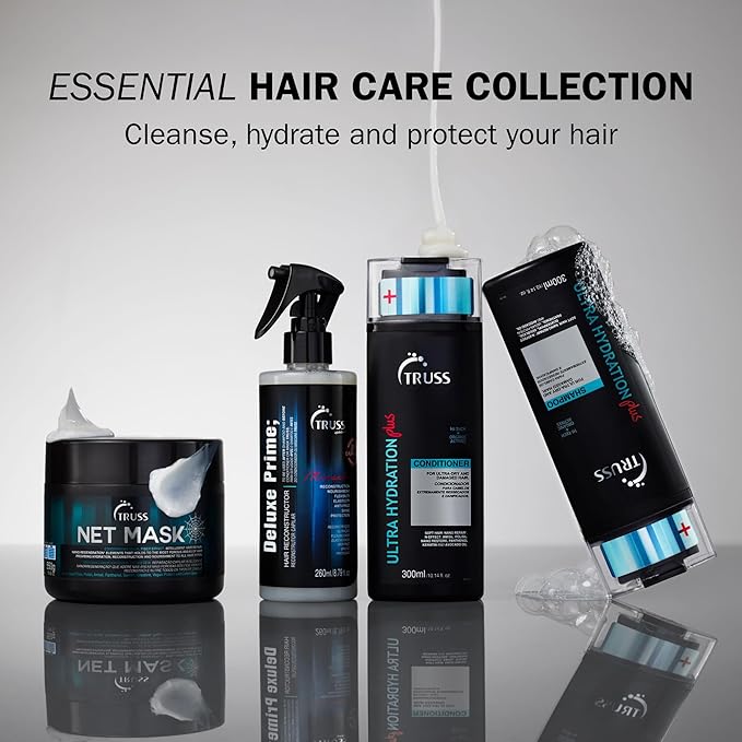 TRUSS Ultra Hydration Plus Hair Conditioner for Women & Men - Hydrating Conditioner for Dry Hair - Intense Repair for Extremely Dry, Damaged Strands - Color Protection & Frizz Control (10.14 oz)