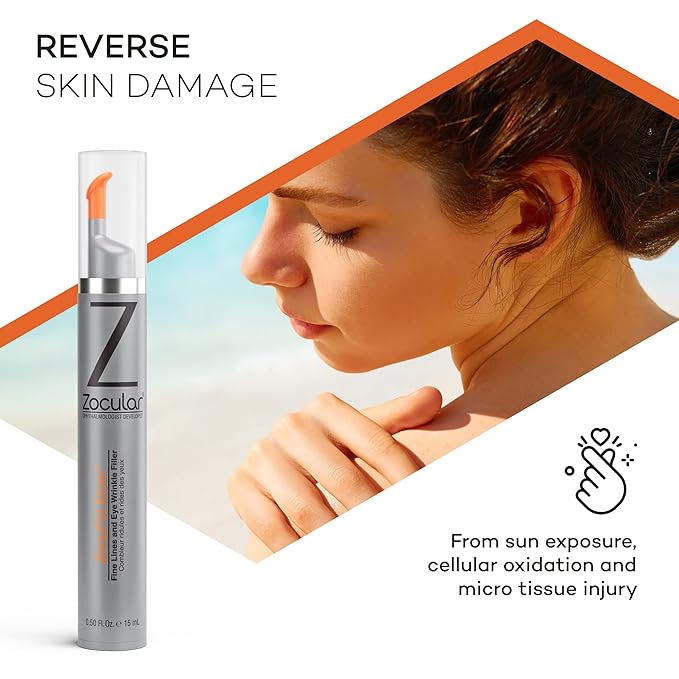 Zocufill Elixir Eye Gel and Face Serum – Helps Reduce the Appearance of Dark Circles, Puffiness, Fine Lines & Wrinkles