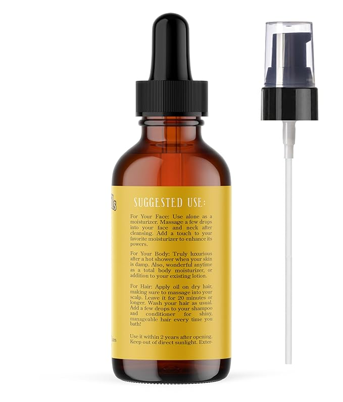 Natural Born Oils Vitamin E Oil, 2oz, Organic, Cold-Pressed, High in Tocopherols, Perfect for Skin Hydration, Enhancing Hair Shine