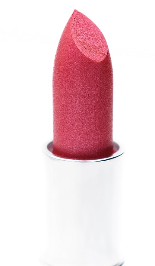 Red Fantasy Pearlescent Shimmering Deep Raspberry Pink Lipstick Color Moisturizing Paraben Free, No Animal Testing & Cruelty Free Lip Makeup Color
