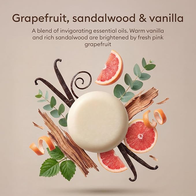 Vove Body Wash Bar Set with Exfoliating Bag, Forest Revive, 2 Bars and Bag - Moisturizing Plant-Based Body Bars, Jojoba Oil, Cocoa Butter, Rice Protein, Essential Oils - FSC-Certified Packaging