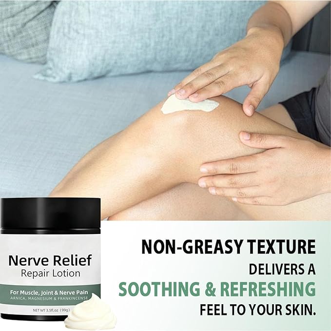2 Pcs Alcura Nerve Cream, Natural Arnica Gently Soothing Body Joint, Knee, Lumbar, Neck, Hand and Foot Massage Care Cream.
