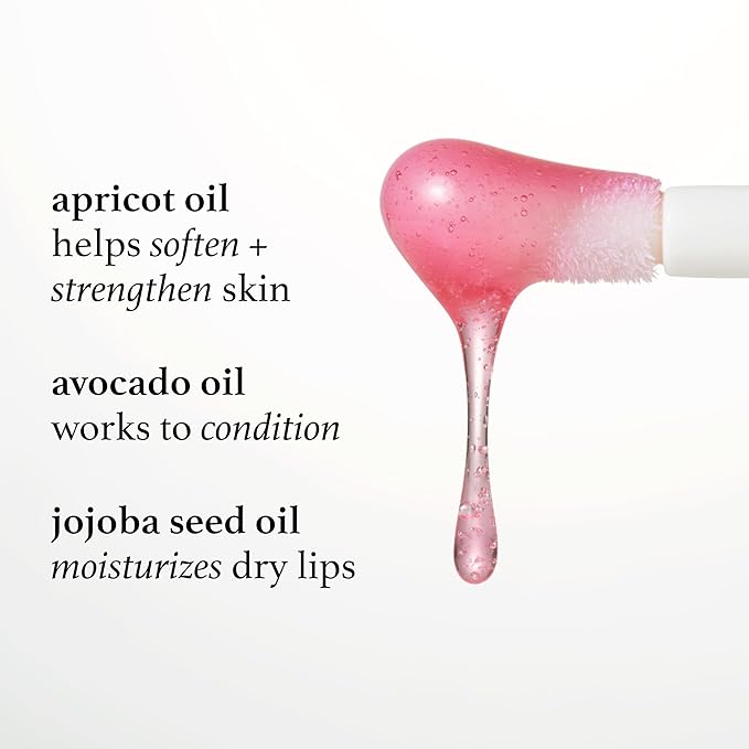 Julep So Plush Glossy Lip Oil, Hydrating Lip Treatment, Sheer Color & High-Shine Finish, Infused With Jojoba Oils, Apricot and Avocado, Vegan & Cruelty-free, Fresh Peach
