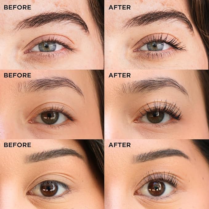 HALEYS Re-veal Lash Extension Mascara – Lengthening, Curling, Defining Black Mascara for Short and Straight Lashes – Smudge Proof, Non-Clumping, No-Flake Formula for Fuller, Longer Lashes
