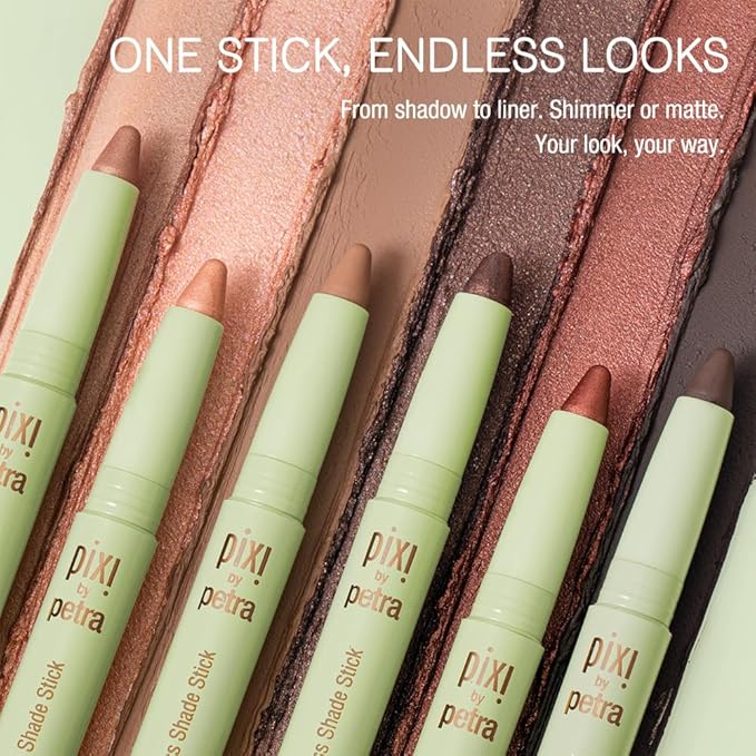 Pixi Beauty Endless Shade Stick | PinkQuartz | Long-Wear Creamy Eyeshadow Stick | Crease-Resistant, Easy-Glide & Blendable Color for Shadow or Liner | Matte & Shimmer Finishes | 0.05oz/1.5g